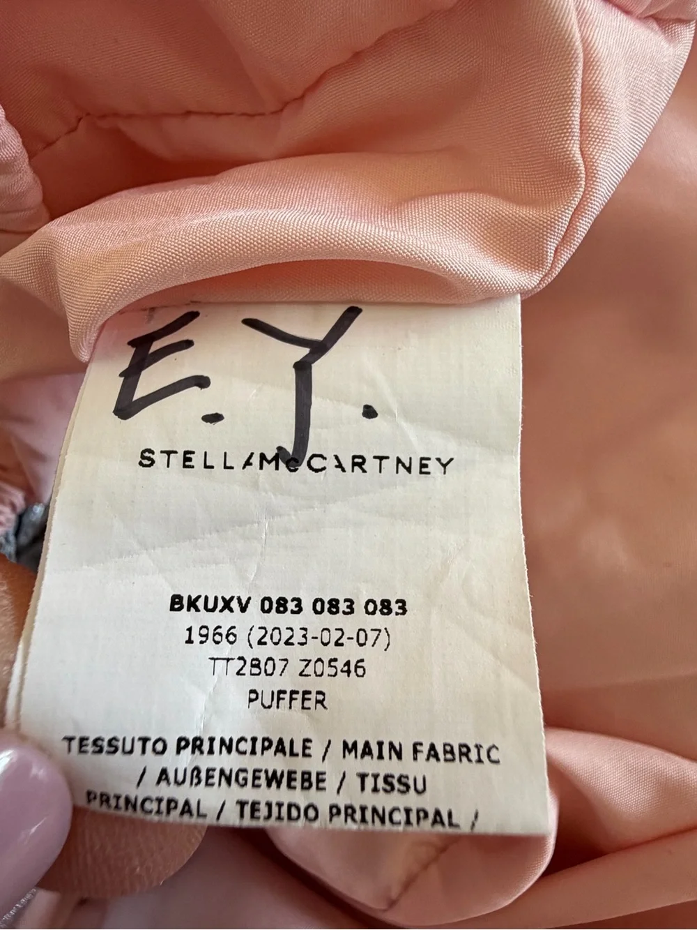 Stella McCartney Kids Metallic Puffer Coat 10y